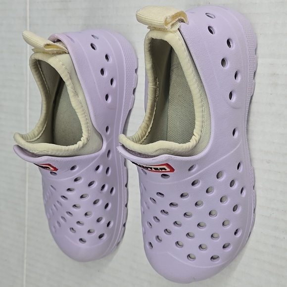 Hunter Kids Purple Slip-On Water Shoes UK 9 US 10 - Picture 3 of 8